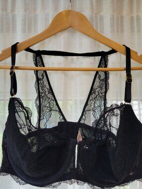Cacique Lace Balconette Bra Racerback 42DD
